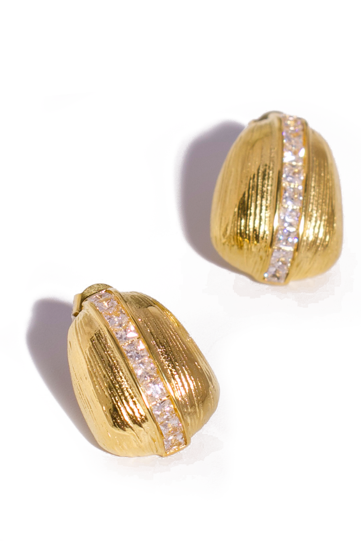 18K Gold Plated Stainless Steel Earrings Studs Statement Earrings