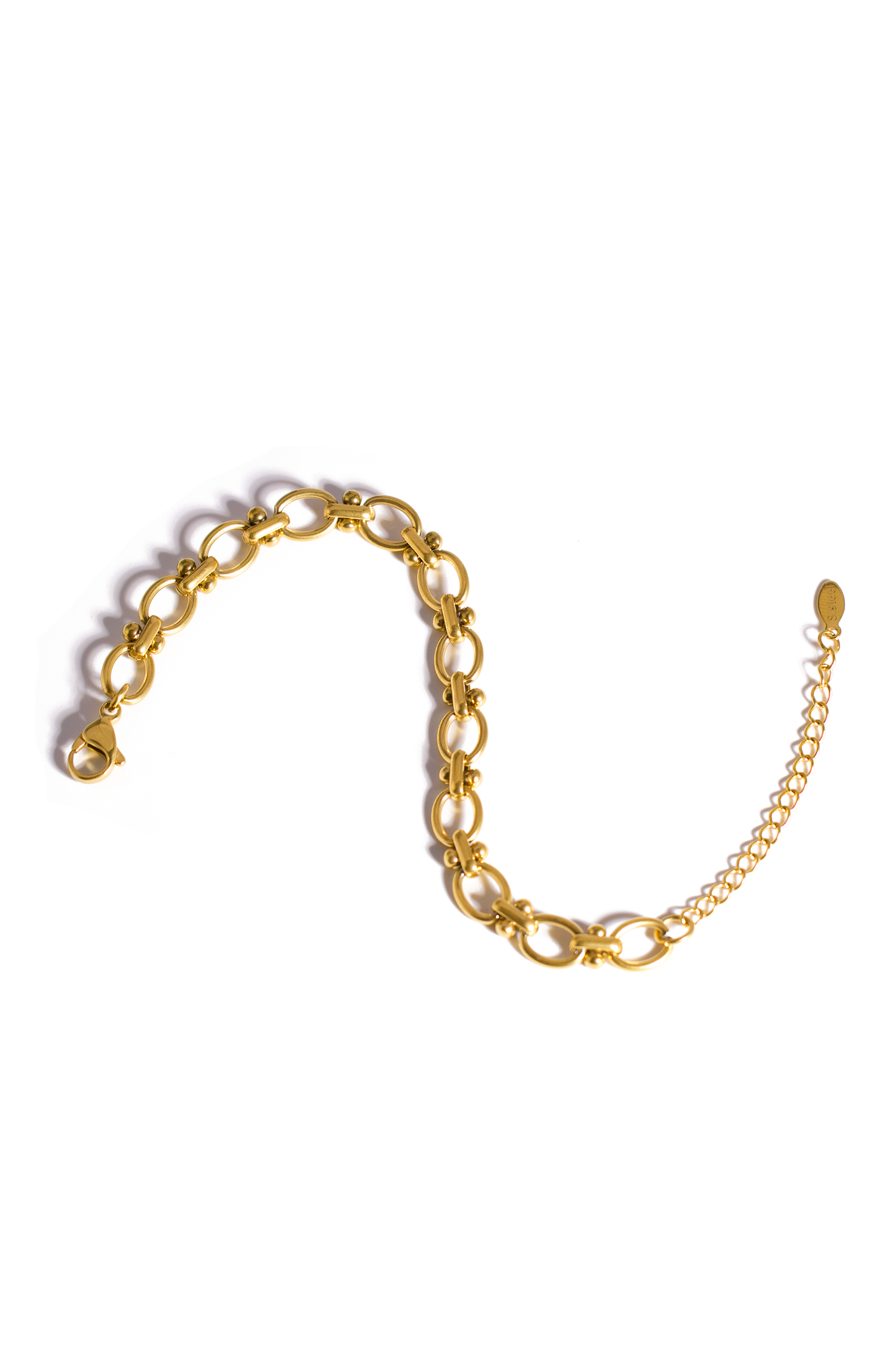 Modern Oval Link Stainless Steel Bracelet