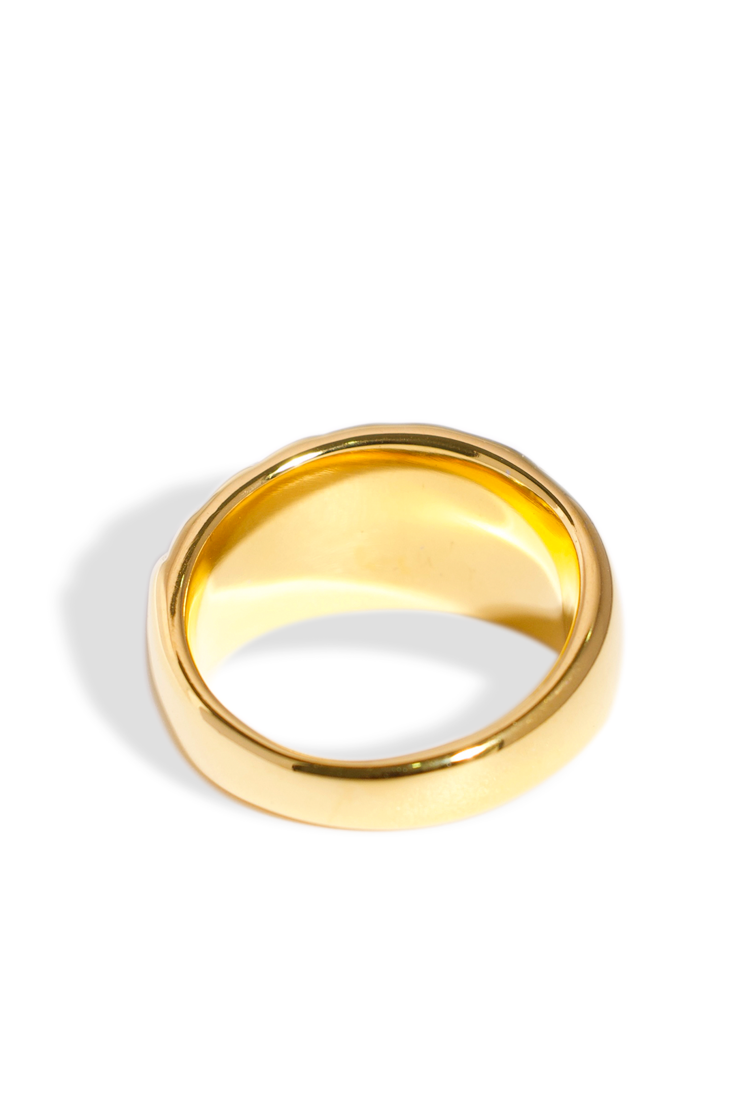 [Ring] Golden Ring, 18K Gold Plated Stainless Steel, Non-Tarnish