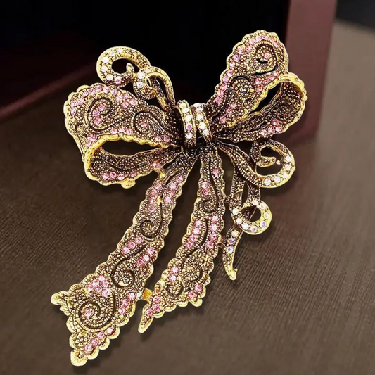 Bowknot Shaped Brooch, Large Brooch for Women